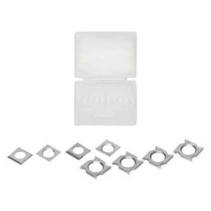 Set de cabezal para fresa de ranurado de 4mm. 4 unidades. para art. 132130