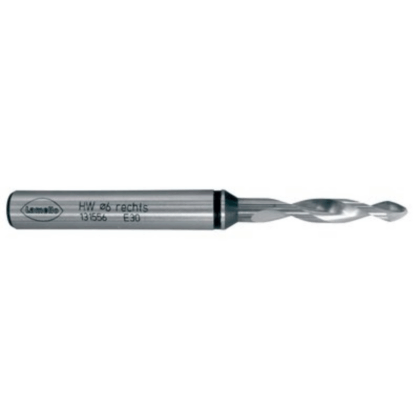 Clamex CNC Broca, HW (metal duro), Ø6mm. tija Ø10x65 mm, L 100 mm