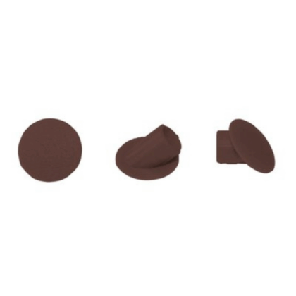 Clamex tapones 45º, 100 unidades, RAL 8017 chocolate