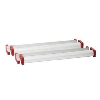 Perfiles para juego de abrazaderas. 4 unidades. longitud de 40 cm