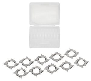 Cuchillas para cabezal de 4mm. 10 unidades. para con art. 132130