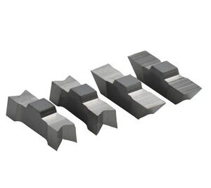 Set de cabezal para fresa de ranurado de 4mm. 4 unidades. para art. 132101/132001