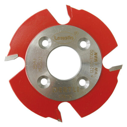Fresa de ranurado para engalletadora, HW, Ø78x3xØ22 mm, Z4. NL 4. para galleta de madera