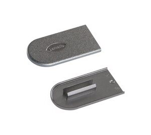 Cabineo tapones, 100 unidades, aspecto metálico acero oscuro