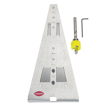 Divario Plantilla de marcado de metal. incl. broca y tope de profundidad giratorio