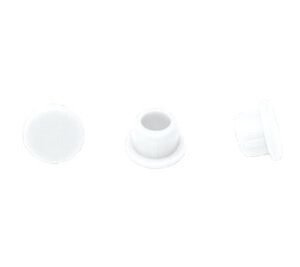 Clamex tapones. 100 unidades. RAL 9010 blanco puro