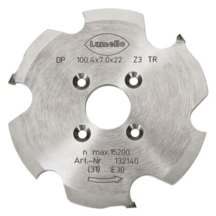 P-System fresa de ranurado. DP (diamante), Ø100.4x7xØ22 m,  Z3. NL 4