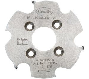 P-System fresa CNC. DP (diamante). Ø100.4x7xØ30 mm, Z6, NL 4
