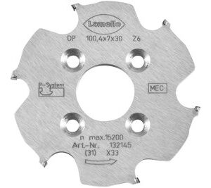P-System fresa CNC. DP (diamante). Ø100.4x7xØ30 mm, Z3, NL 4