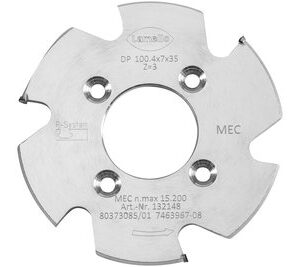 P-System fresa CNC. DP (diamante). Ø100.4x7xØ35 mm, Z3, NL 4