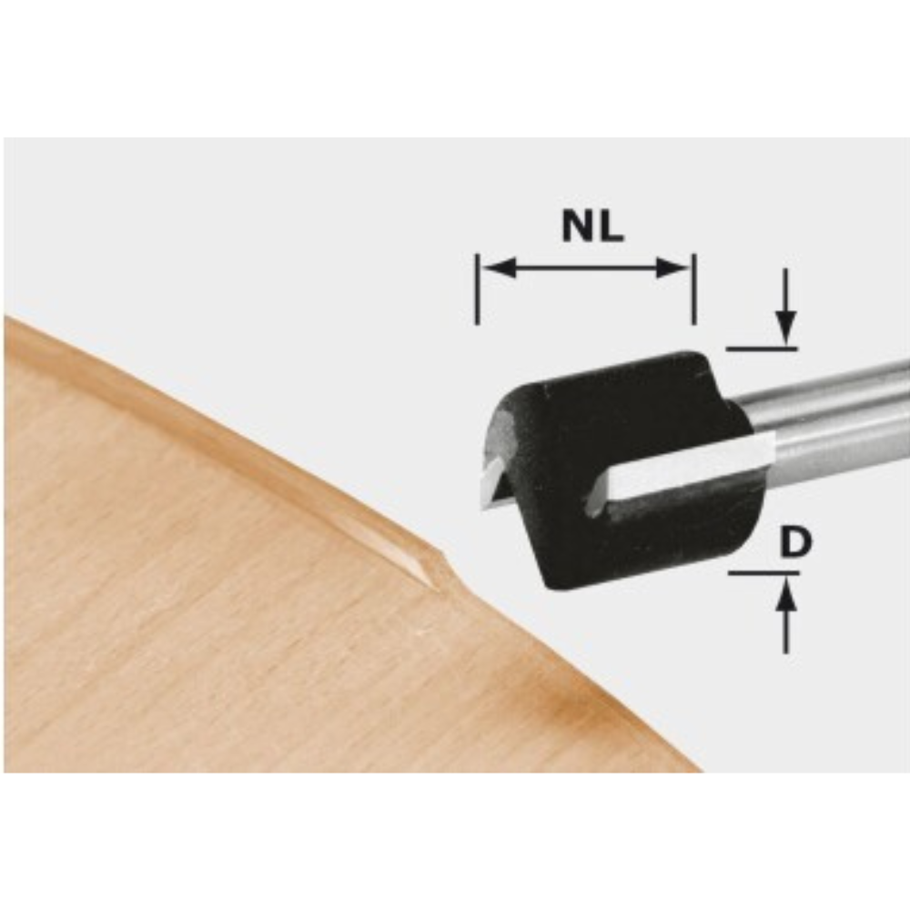 Fresa de enrasado HW D 19/16 S8 OFK 700 CO.491666