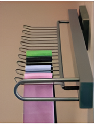 CORBATERO/CINTURONERO EXTRAIBLE ANTRACITA 430 MM