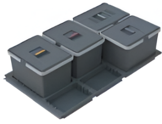 CUBO BASURA ECOLÓGICO PARA CACEROLERO MOD. 90