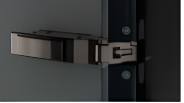 BISAGRA RECTA PARA VITRINA C.52 FRENO HETTICH ÓXIDO