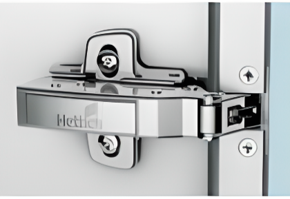 BISAGRA RECTA PARA VITRINA S/TACO CENTRO 52 CON FRENO