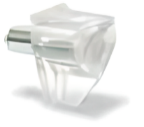 SOPORTE BALDA LEJAS TRANSPARENTE pack de 100 unid.