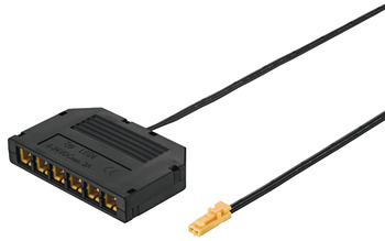 Distribuidor con 6 contactos, Häfele Loox 12 V sin función de conmutación