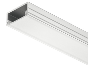Perfil para montaje bajo estante, Häfele Loox, Perfil Häfele Loox 2190 para bandas LED 10 mm