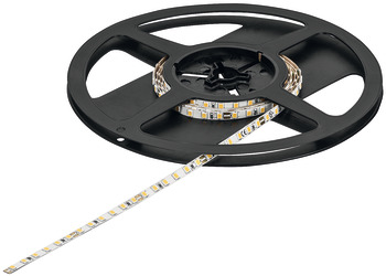 Tira LED, Häfele Loox5 LED 3041 24 V 5 mm 2 polos (monocromo), 120 LEDs/m, 9,6 W/m, IP20