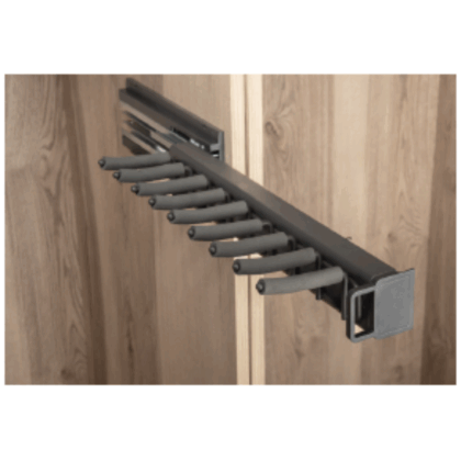 CORBATERO EXTRAÍBLE ANTRACITA